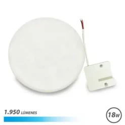 ELBAT APLIQUE REDONDO DE TECHO CON BASE FIJA LED 18W 1950LM - 6500K LUZ FRIA - DIAMETRO 15CM