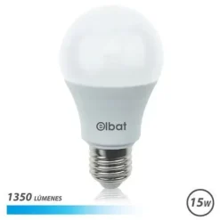 ELBAT BOMBILLA LED A60 15W E27 1350LM - 6500K LUZ FRIA