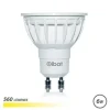 ELBAT BOMBILLA LED GU10 6W 560LM LUZ CALIDA - AHORRO DE ENERGIA - LARGA VIDA UTIL - FACIL INSTALACION - COLOR BLANCO CALIDO