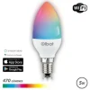 ELBAT BOMBILLA LED VELA SMART WI-FI C37 E14 5W 470LM RGB - TEMPERATURA 2700K A LOS 6000K - CONTROL DE VOZ - CONTROL REMOTO - 3 MODOS DE COLOR: FRIO, NATURAL Y CALIDO