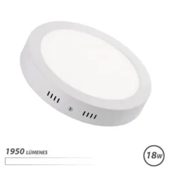 ELBAT DOWNLIGHT CIRCULAR SOBRE PARED LED - 18W - 1950LM - LUZ BLANCA