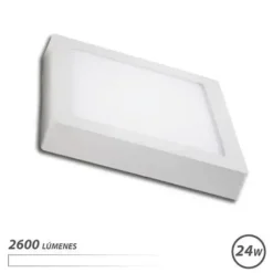 ELBAT DOWNLIGHT CUADRADO SOBRE PARED LED - 24W - 2600LM - LUZ BLANCA