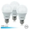 ELBAT PACK DE 3 BOMBILLAS LED A60 15W E27 1350LM - 6500K LUZ FRIA