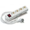 ELBAT REGLETA ALIMENTACION - 4X SCHUKOS - INTERRUPTOR ON/OFF - CABLE DE 1.50M