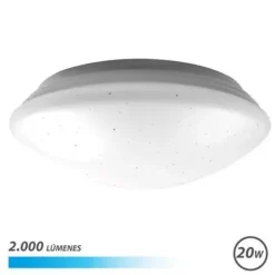 ELBAT SERIE SATURNO APLIQUE REDONDO DE TECHO LED 20W 2000LM - 6500K LUZ FRIA - DIAMETRO 28CM