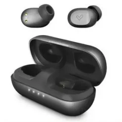 ENERGY SISTEM AURICULARES INALAMBRICOS URBAN 3 - INALAMBRICOS - DISEÑO COMPACTO - CAJA DE CARGA INALAMBRICA - COLOR NEGRO