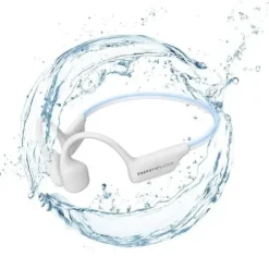 ENERGY SISTEM AURICULARES DE CONDUCCION OSEA - BLUETOOTH 5.4 - IPX8 - 8GB MEMORIA - 11H AUTONOMIA - CARGA RAPIDA - LUCES LED - MICROFONO INTEGRADO - COLOR BLANCO