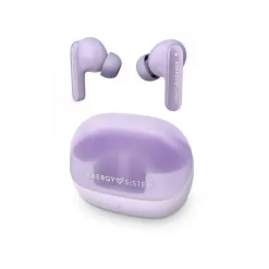 ENERGY SISTEM AURICULARES ANC - CANCELACION DE RUIDO - 25H AUTONOMIA - BLUETOOTH 5.4 - RESISTENCIA IPX4 - MATERIALES RECICLADOS - COLOR MORADO