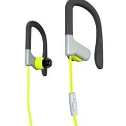 ENERGY SISTEM AURICULARES SPORT 1 MICROFONO - AJUSTE SEGURO - RESISTENTE AL SUDOR - CONTROL DE CONVERSACION - MICROFONO - COLOR AMARILLO