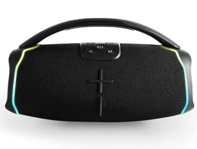 ENERGY SISTEM HYPERBEAT ALTAVOZ BLUETOOTH - 80W DE POTENCIA - RESISTENTE AL AGUA - LUCES LED - TECNOLOGIA TRUE WIRELESS STEREO - COLOR NEGRO