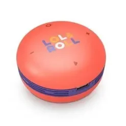 ENERGY SISTEM LOL&ROLL POP KIDS ALTAVOZ BLUETOOTH - COMPARTIR MUSICA - CORDON DESMONTABLE - PERSONAJE PARA COLOREAR - COLOR NARANJA