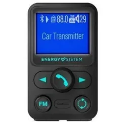 ENERGY SISTEM TRANSMISOR DE COCHE FM XTRA - LCD 1 -4 - BLUETOOTH - MICROSD - USB MP3 - ASISTENTE DE VOZ - COLOR NEGRO