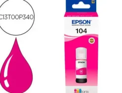 EPSON 104 MAGENTA BOTELLA DE TINTA ORIGINAL - C13T00P340