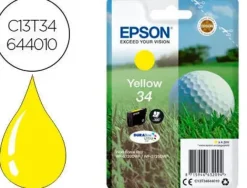 EPSON T3464 (34) AMARILLO CARTUCHO DE TINTA ORIGINAL - C13T34644010
