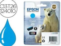 EPSON T2612 (26) CYAN CARTUCHO DE TINTA ORIGINAL - C13T26124012