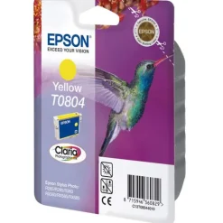 EPSON T0804 AMARILLO CARTUCHO DE TINTA ORIGINAL - C13T08044011
