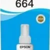 EPSON T6642 CYAN BOTELLA DE TINTA ORIGINAL - C13T664240
