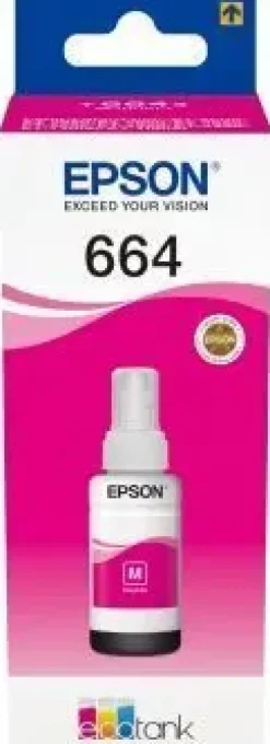 EPSON T6643 MAGENTA BOTELLA DE TINTA ORIGINAL - C13T664340