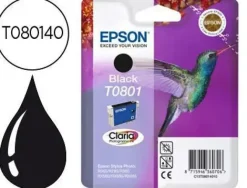 EPSON T0801 NEGRO CARTUCHO DE TINTA ORIGINAL - C13T08014011
