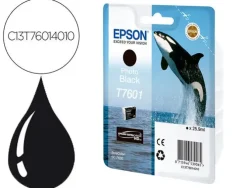 EPSON T7601 NEGRO PHOTO CARTUCHO DE TINTA ORIGINAL - C13T76014010