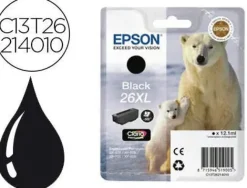 EPSON T2621 (26XL) NEGRO CARTUCHO DE TINTA ORIGINAL - C13T26214012