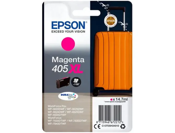 EPSON 405XL MAGENTA CARTUCHO DE TINTA ORIGINAL - C13T05H34010