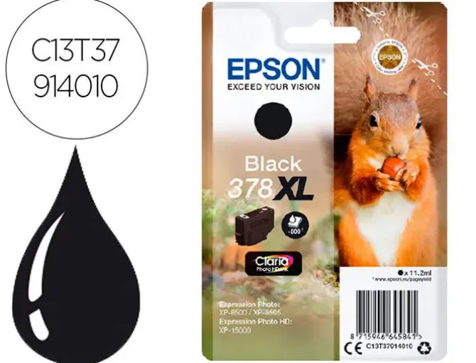 EPSON 378XL NEGRO CARTUCHO DE TINTA ORIGINAL - C13T37914010