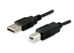 EQUIP CABLE DE IMPRESORA USB-A 2.0 MACHO A USB-B MACHO 3M