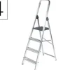 ESCALERA Q-CONNECT DE ALUMINIO 4 PELDAÑOS 860X462X1470 MM PESO MAXIMO 150 KG EN-131