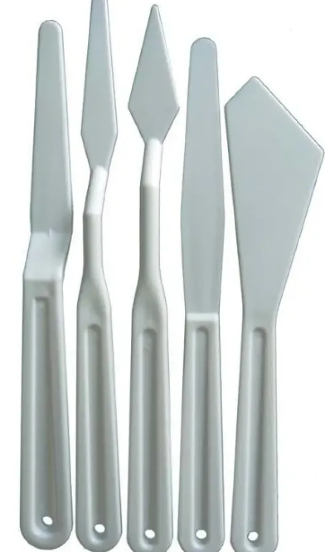 ESPATULA TALENS PLASTICO 18 CM. 5 UNDADES 625059