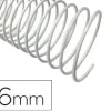 ESPIRAL METALICO Q-CONNECT BLANCO 64 5:1 16MM 1,2MM CAJA DE 100 UNIDADES