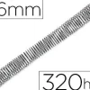 ESPIRAL METALICO Q-CONNECT 64 5:1 36MM 1,2MM CAJA DE 25 UNIDADES