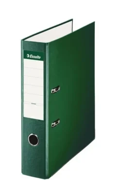 ESSELTE ARCHIVADOR DE PALANCA - FORMATO A4 - LOMO 75MM - CAPACIDAD PARA 500 HOJAS - COLOR VERDE