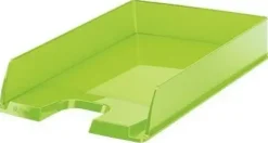 ESSELTE EUROPOST BANDEJA PORTADOCUMENTOS - PLASTICO TRANSPARENTE - FORMATO VERTICAL - A4 - COLOR VERDE TRANSPARENTE