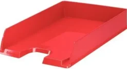 ESSELTE EUROPOST VIVIDA BANDEJA PORTADOCUMENTOS - FORMATO VERTICAL - A4 - ESPACIO PARA ETIQUETA IDENTIFICATIVA - COLOR ROJO