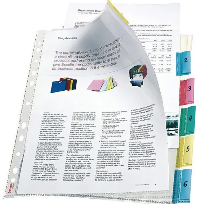 ESSELTE FUNDA MULT.LEITZ A4 PESTAÑAS 6PESTAÑA 414160 MAK209226