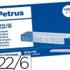 ESSELTE GRAPAS PETRUS N-22/6 CAJA 1000U 55721 MAK040088