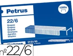 ESSELTE GRAPAS PETRUS N-22/6 CAJA 1000U 55721 MAK040088