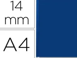 ESSELTE TAPA RIGIDA LEITZ 106-140H AZUL 10U 73930035 MAK220118