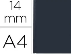 ESSELTE TAPA RIGIDA LEITZ 106-140H NEGRO 10U 73930095 MAK220117