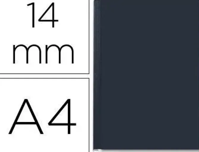 ESSELTE TAPA RIGIDA LEITZ 106-140H NEGRO 10U 73930095 MAK220117