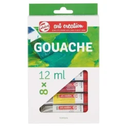 ESTUCHE TALENS TEMPERA GOUACHE 8 COLORES 12ML 625049