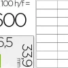 ETIQUETA ADHESIVA Q-CONNECT KF10651 TAMAÑO 96,5X33,9 MM FOTOCOPIADORA LASER INK-JET CAJA CON 100 HOJAS DIN A4