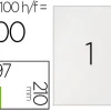 ETIQUETA ADHESIVA Q-CONNECT KF10664 TAMAÑO 210X297 MM FOTOCOPIADORA LASER INK-JET CAJA CON 100 HOJAS DIN A4