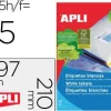 ETIQUETAS APLI A4 210X297 25H AP01215