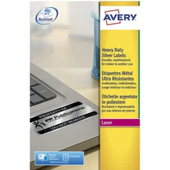 ETIQUETAS AVERY POLIEST.45,7X21,2 20H