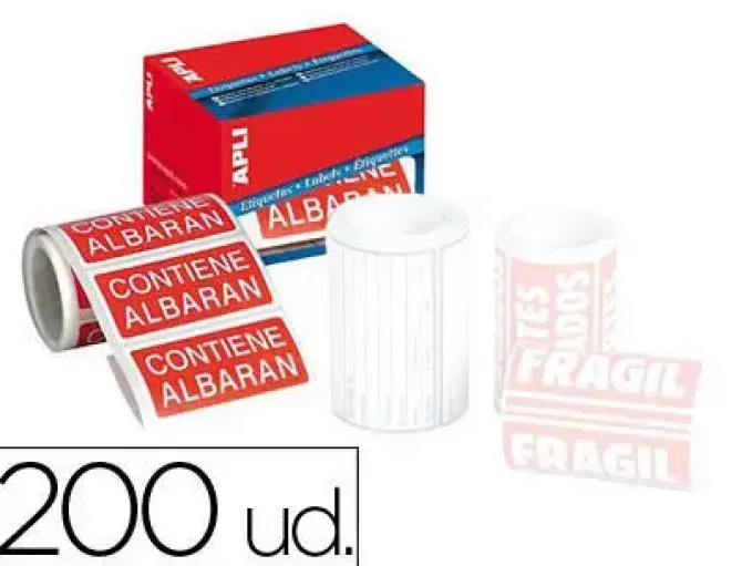 ETIQUETAS ROLLO APLI ALBARAN/200U