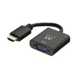 EWENT EW9864 CONVERTIDOR HDMI A VGA CON AUDIO - RESOLUCION MAXIMA 1920 X 1200 -COLOR NEGRO