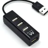 EWENT HUB USB2.0 DE ALTA VELOCIDAD - USB-A DE 4 PUERTOS - COLOR NEGRO