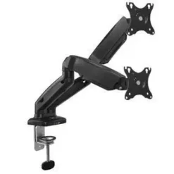 EWENT SOPORTE DE ESCRITORIO PARA 2 MONITORES DE 13-34 - VESA MAXIMO 100X100 - HASTA 9 KG - COLOR NEGRO